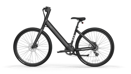 Minimalist Fitness Step-through e-Bike w/ up to 62 miles Max Operating Range and 20 MPH Max Speed - Matte Black